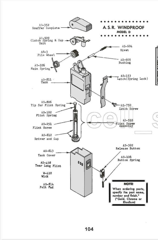 vintage ronson lighter repair manual