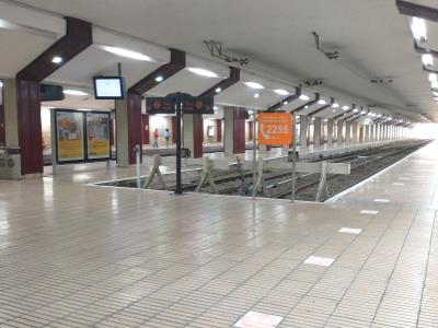 Train station at Mohammed V Airport