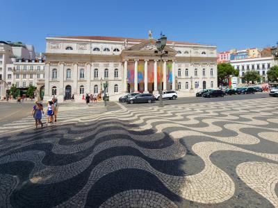 Building bordering Rossio Square