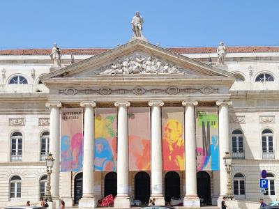 Building bordering Rossio Square