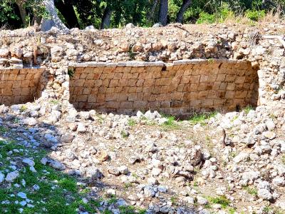 Uxmal - Behind the Pigeon House Group