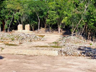 Uxmal - Behind the Pigeon House Group