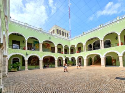 El Palacio de Gobierno Merida Mexico